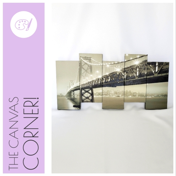 SF Bridge Canvas Wall-Art